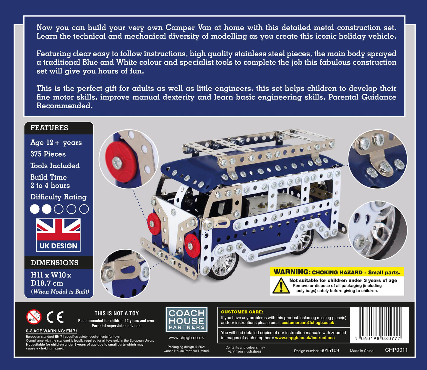 Camper Van Metal Construction Kit