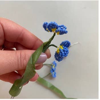 Forget-Me-Not Beaded Flower Craft Kit