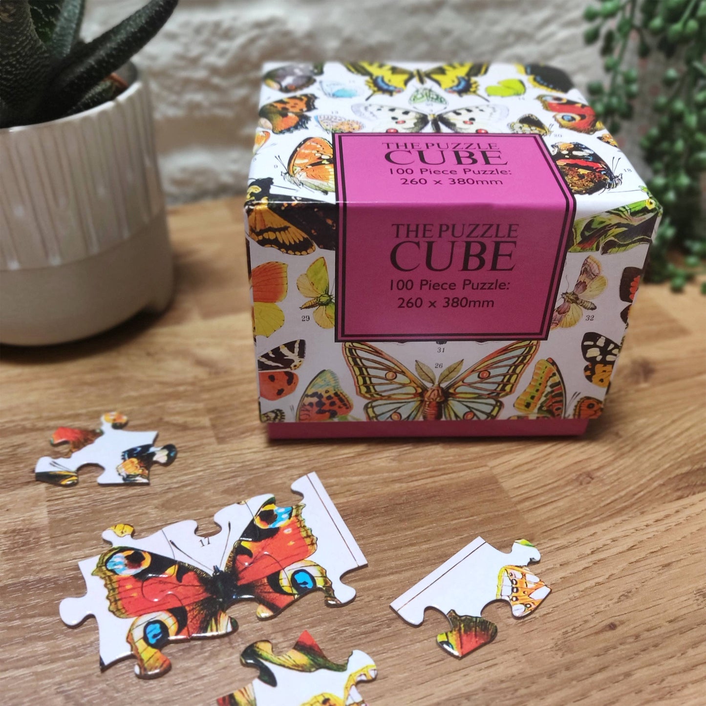 Vintage Butterflies 100 Piece Jigsaw Puzzle