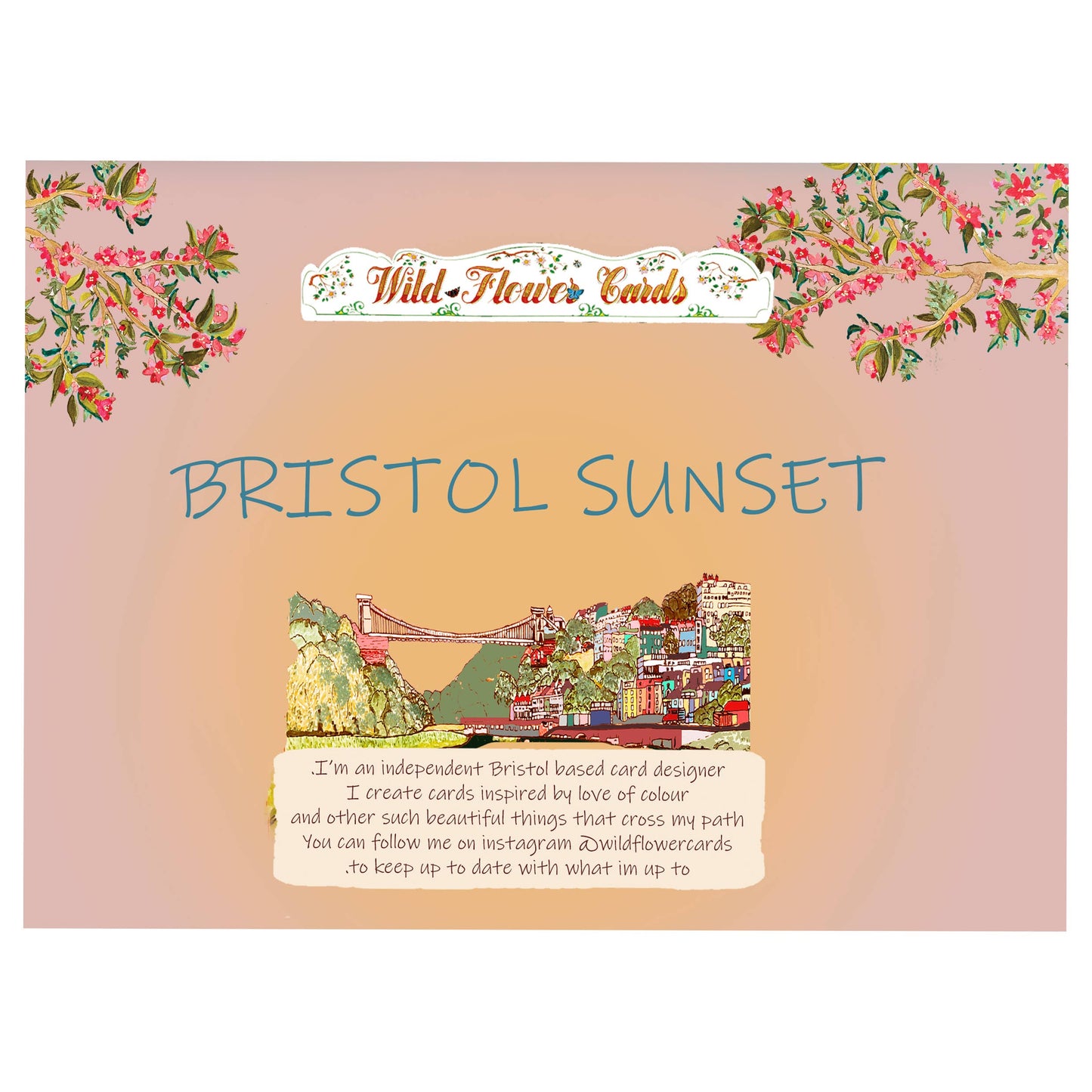 Bristol Sunset Greeting Card