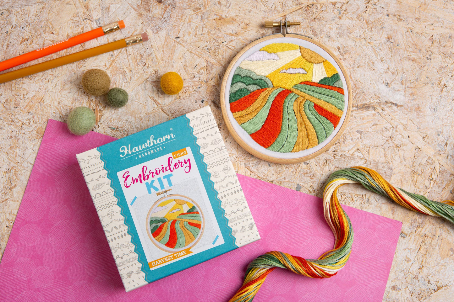 Harvest Time Mini Embroidery Kit