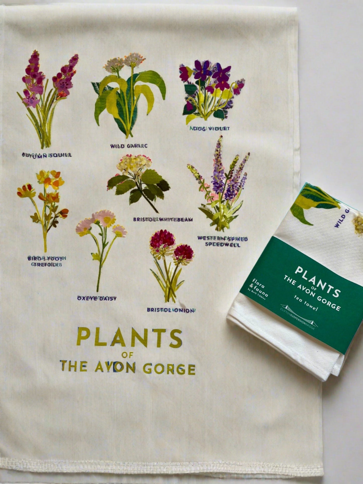 Plants of the Avon Gorge Teatowel