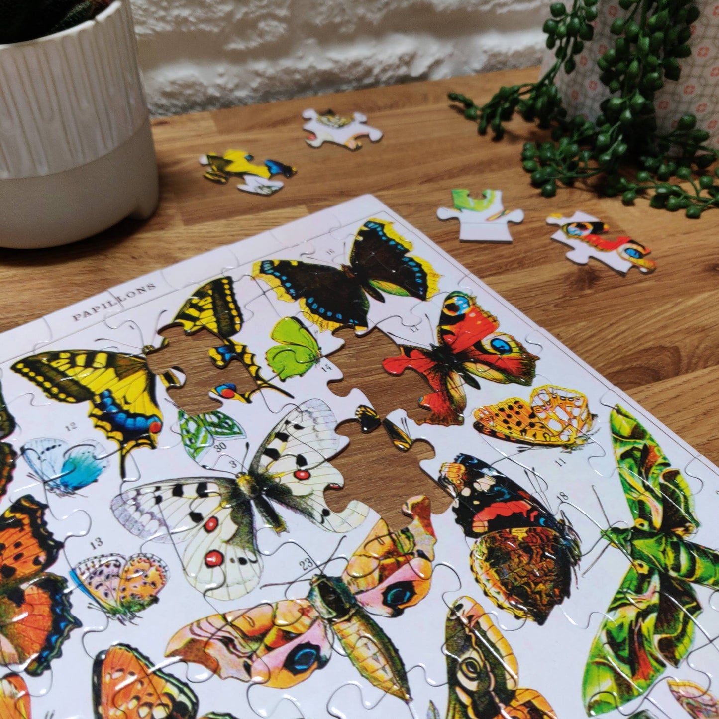 Vintage Butterflies 100 Piece Jigsaw Puzzle
