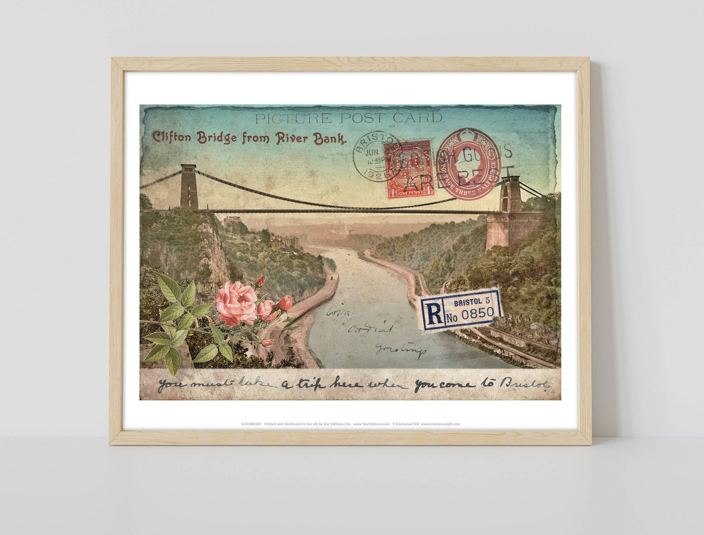 Emmanuel Gill - Clifton Suspension Bridge From River Bank
