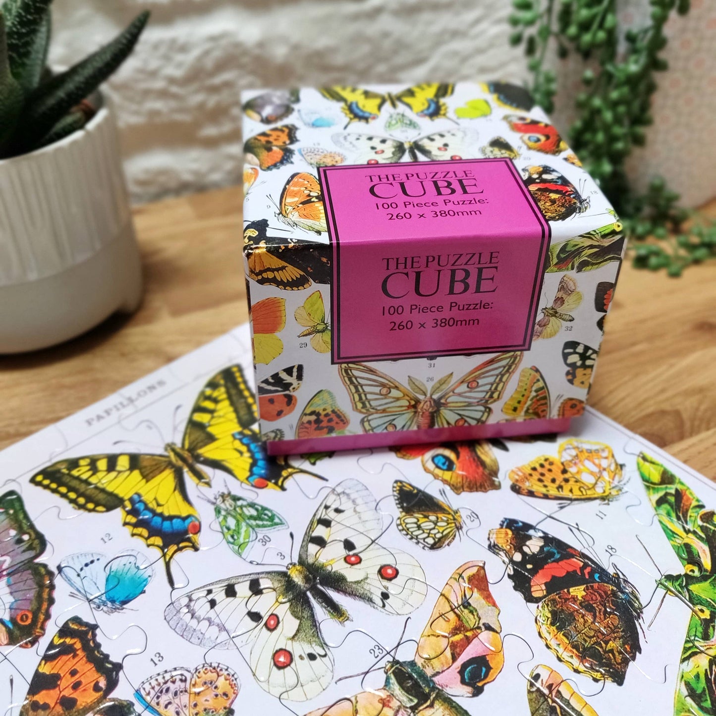 Vintage Butterflies 100 Piece Jigsaw Puzzle