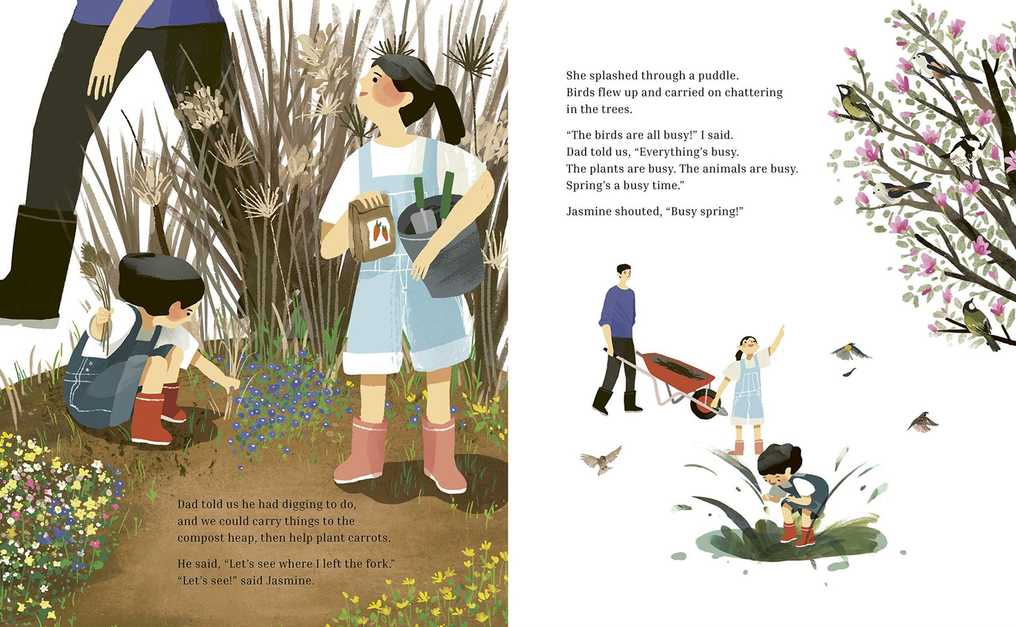 Busy Spring: Nature Wakes Up by Sean Taylor & Alex Morss