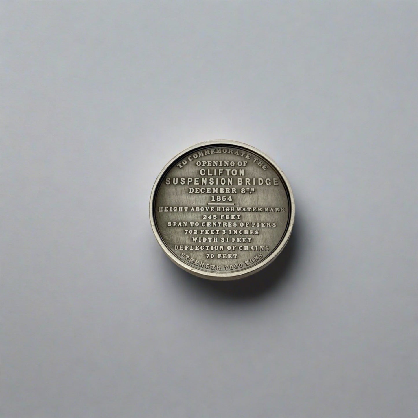 Clifton Suspension Bridge Commemorative Medallion