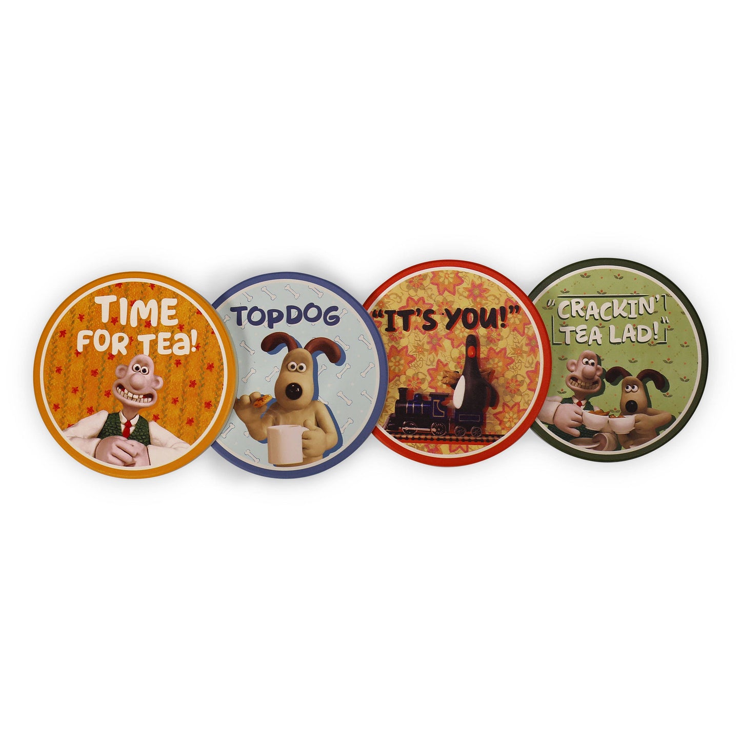 Wallace & Gromit Ceramic Coaster Set