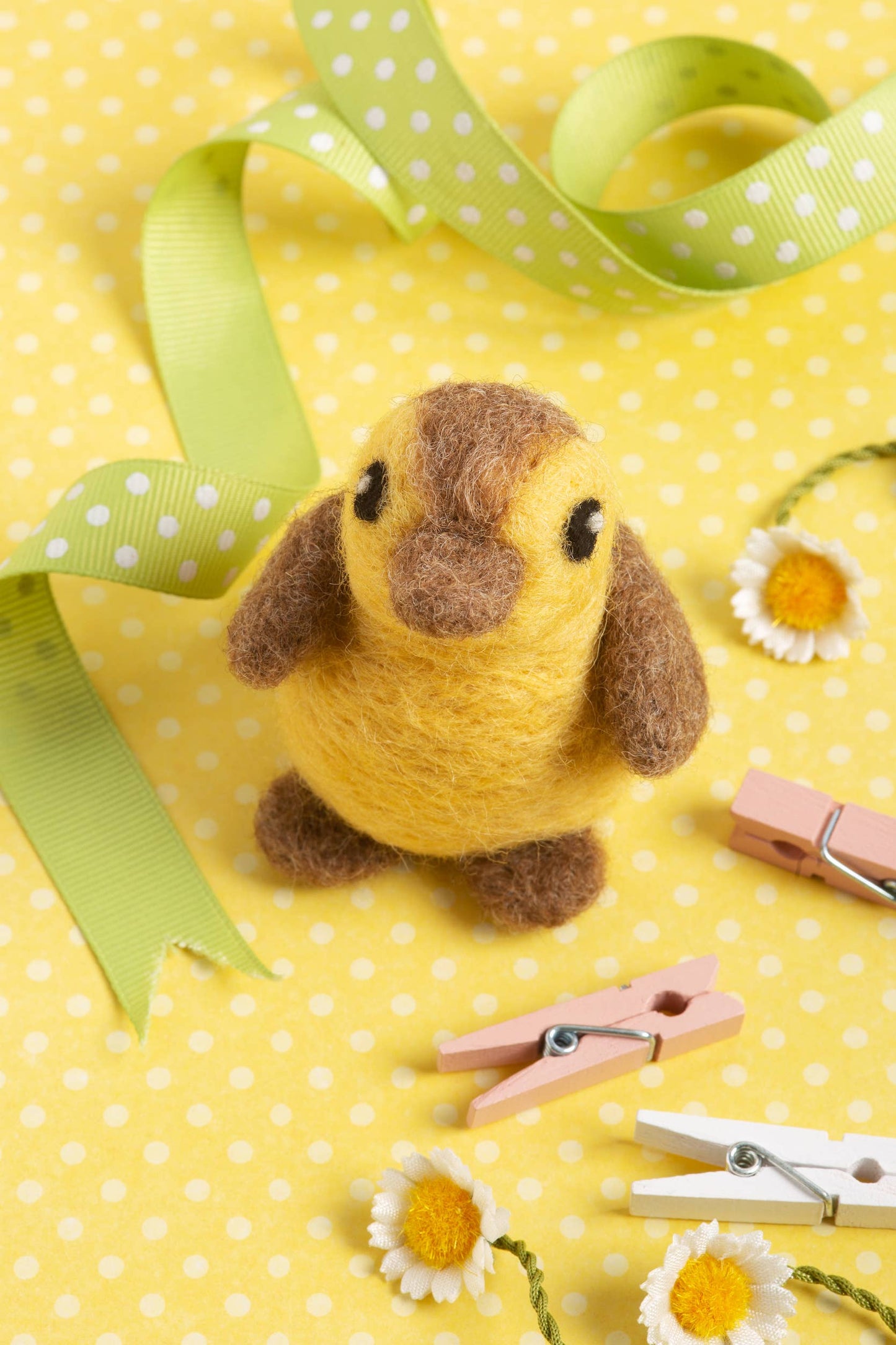 Duckling Mini Needle Felting Kit