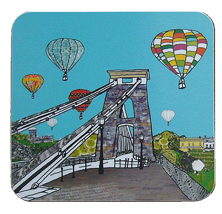Emmeline Simpson Balloons Over the Toll Bridge Coaster