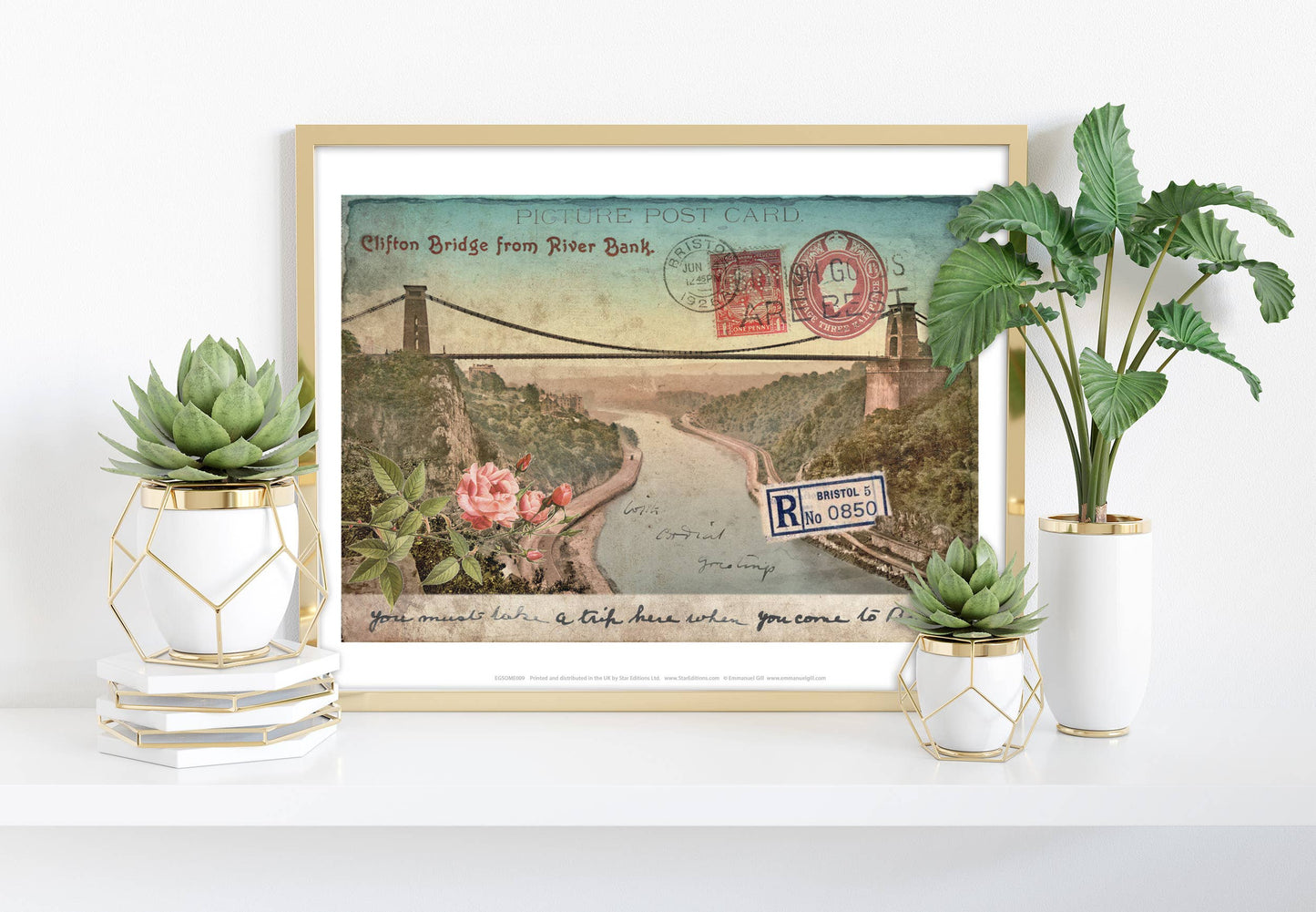Emmanuel Gill - Clifton Suspension Bridge From River Bank