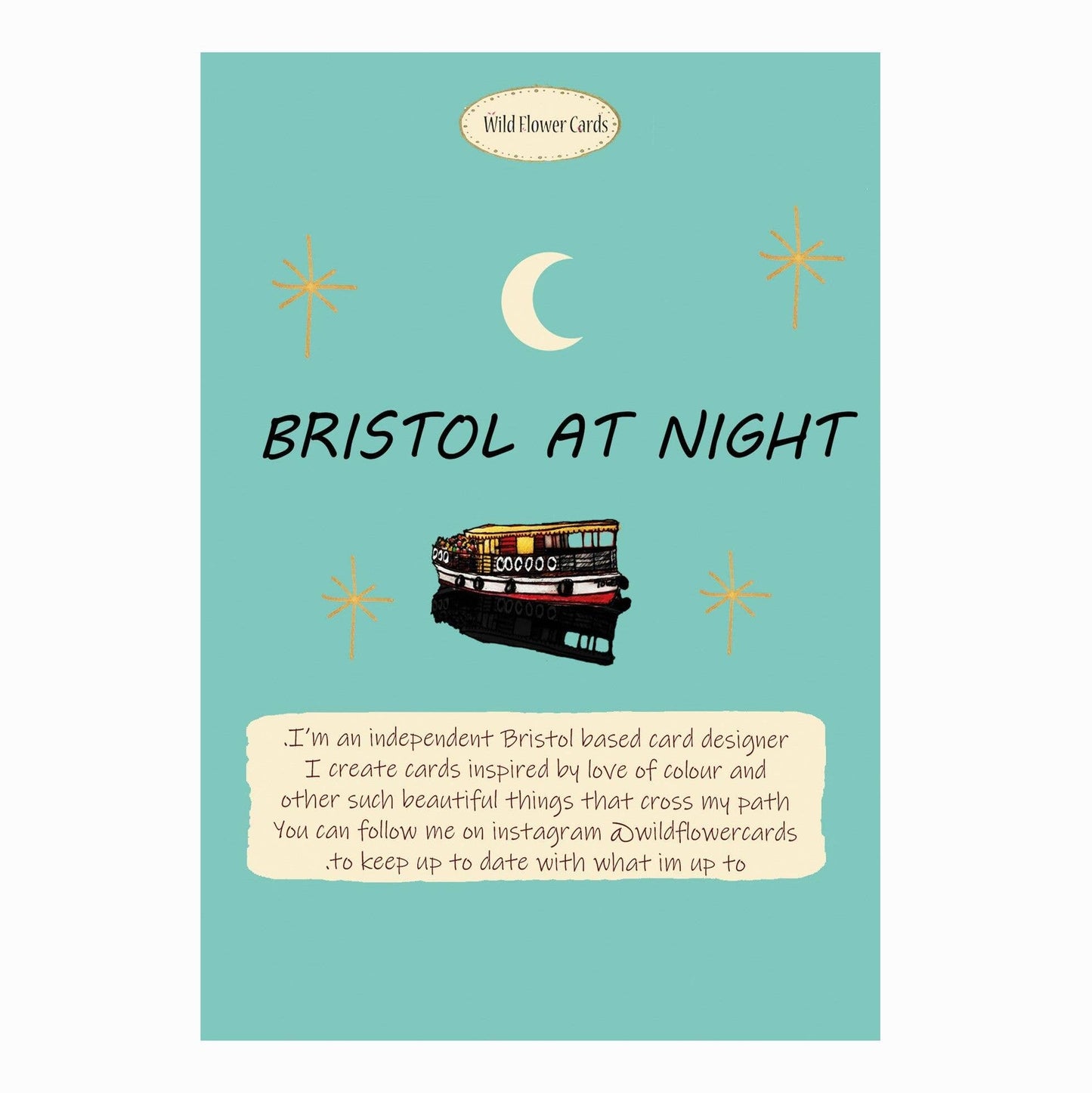 Bristol At Night Greeting Card