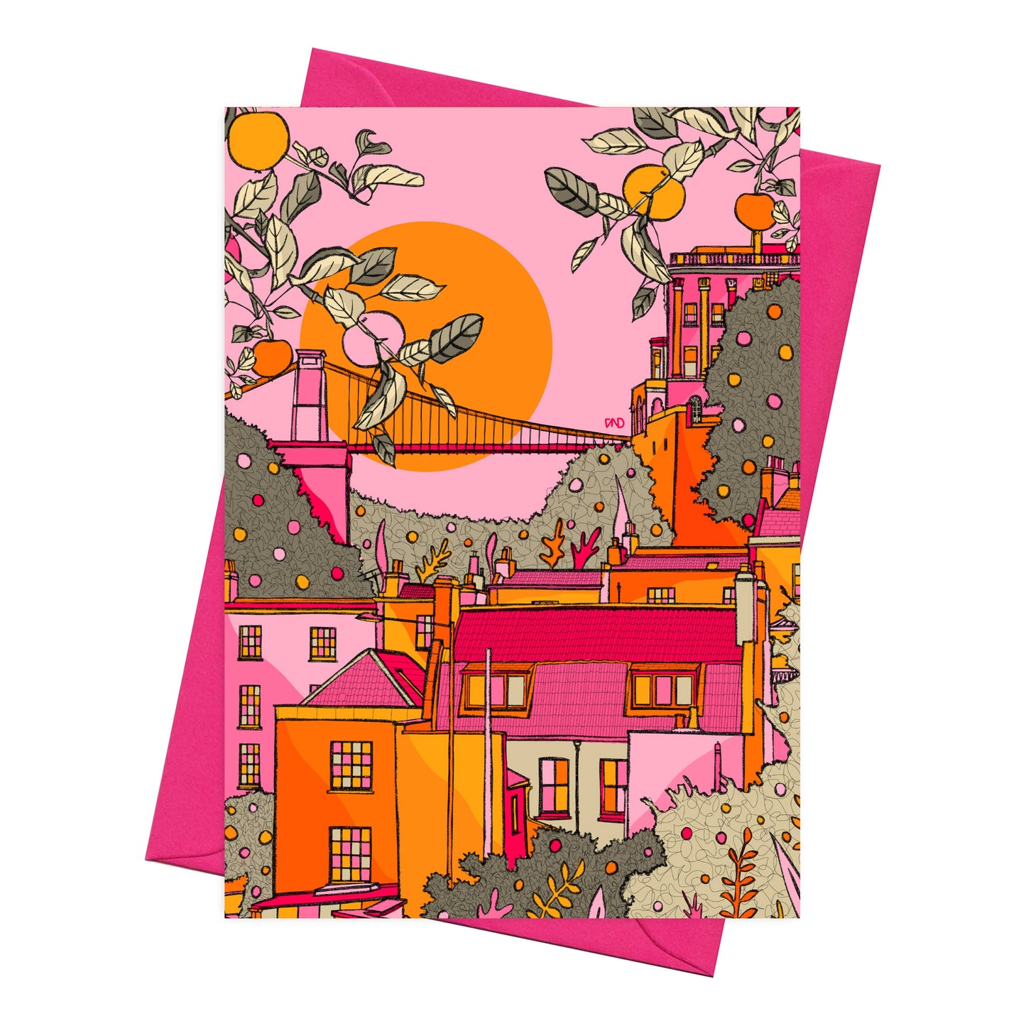 Colourful Bristol Greeting Card