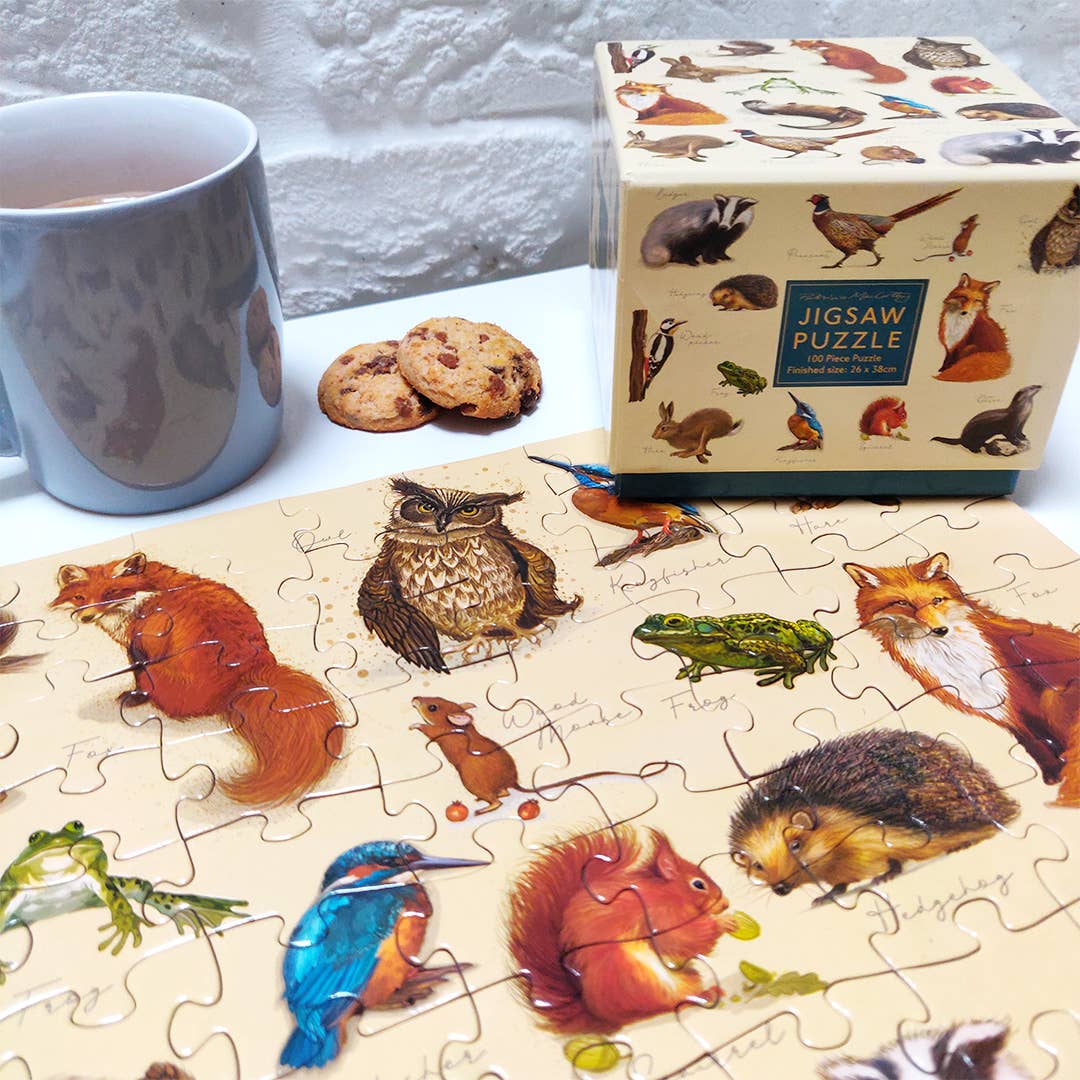Wildlife 100 Piece Jigsaw Puzzle