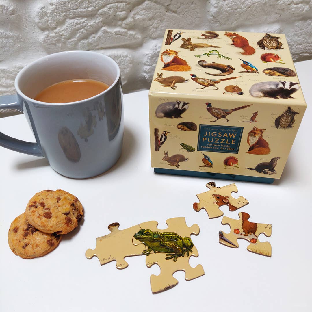 Wildlife 100 Piece Jigsaw Puzzle