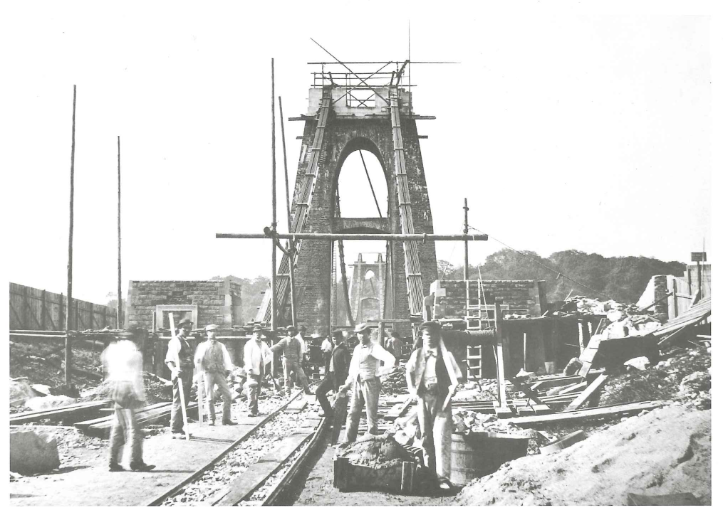 Building the Bridge Postcard