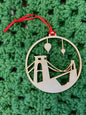 Laser Cut Clifton Suspension Bridge Wooden Decoration by Boodle