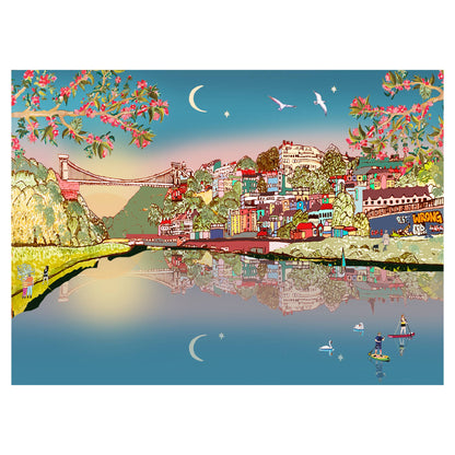 Bristol Sunset Greeting Card