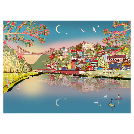 Bristol Sunset Greeting Card