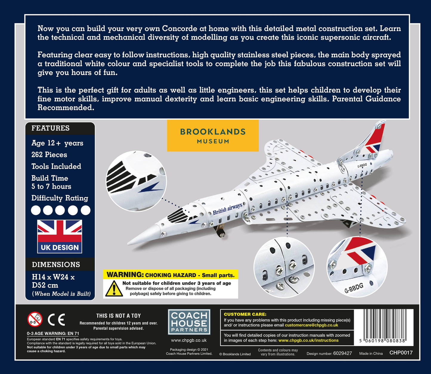 Concorde Metal Construction Kit