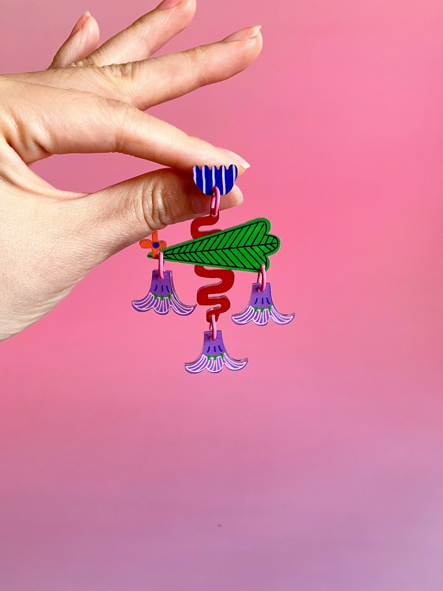 Flax Earrings by Westmount Art