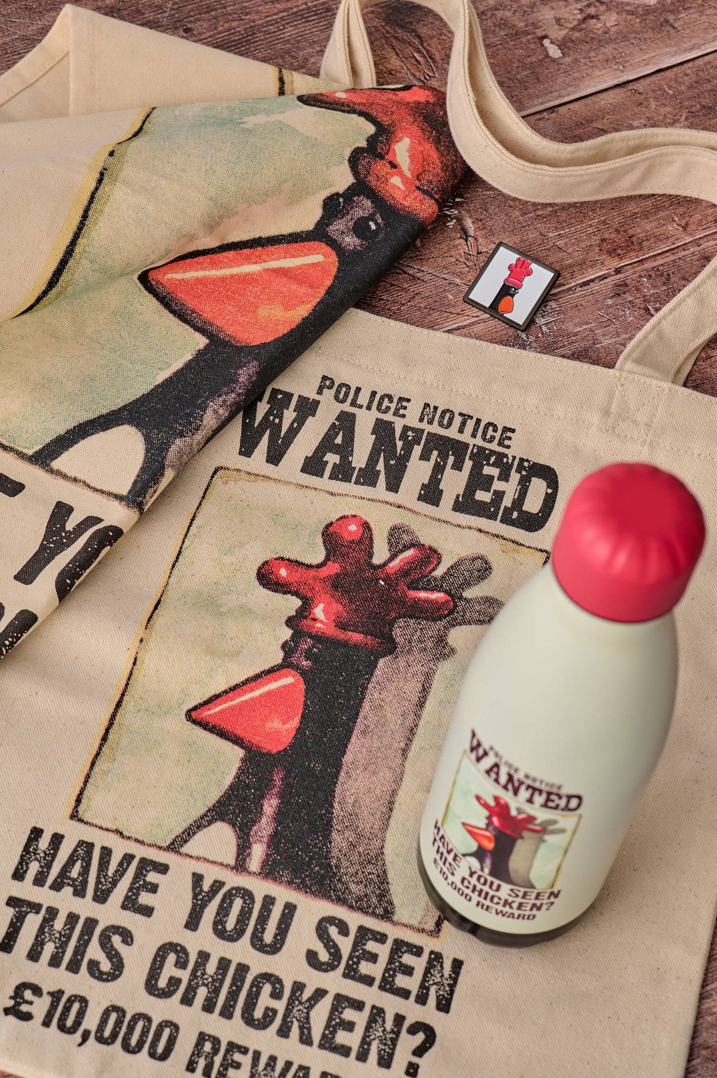 Feathers McGraw (Wallace & Gromit) Tote Bag