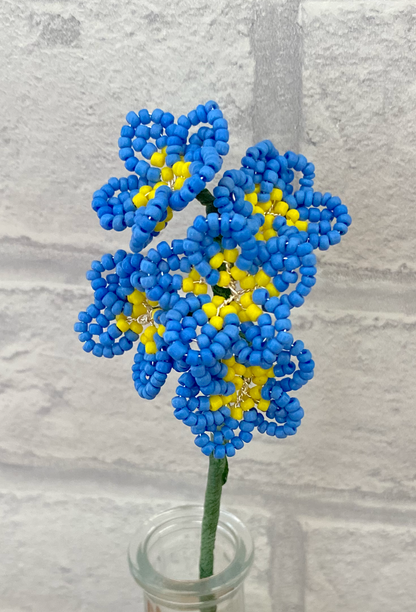 Forget-Me-Not Beaded Flower Craft Kit