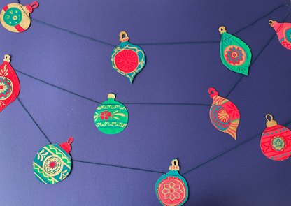 Christmas Ornament Bauble Garland