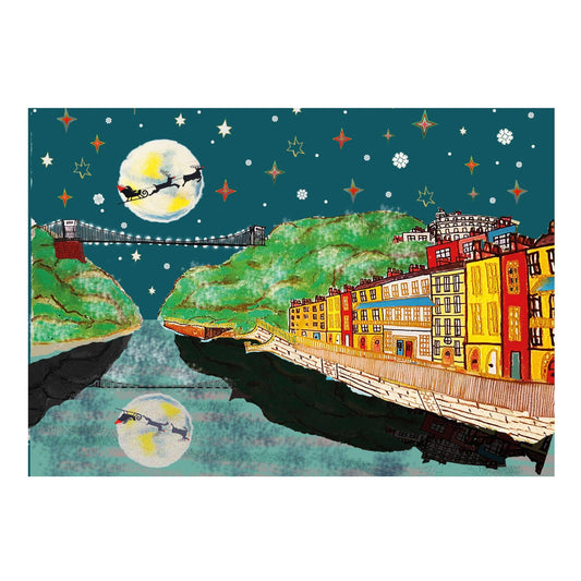 Merry Christmas From Bristol Greeting Card