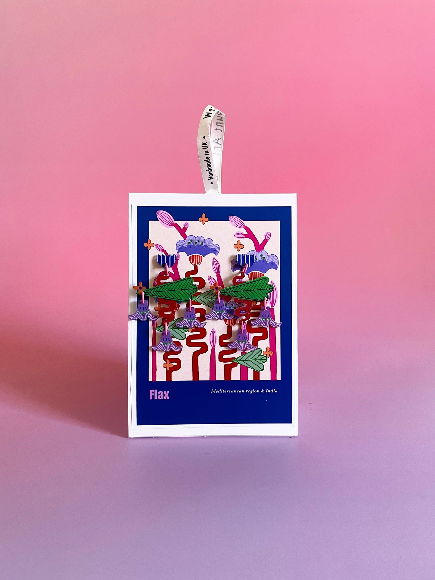 Flax Earrings by Westmount Art