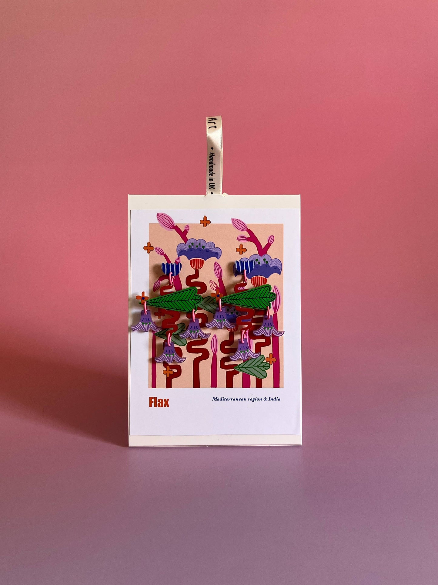 Flax Earrings by Westmount Art