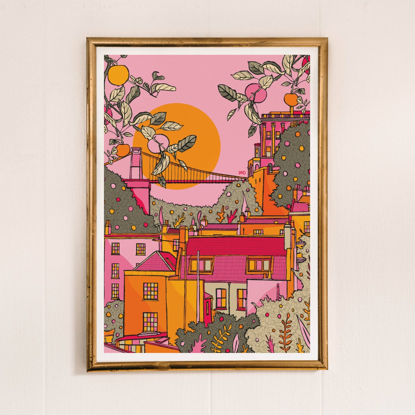 Colour Bristol Art Print by Freya Niamh