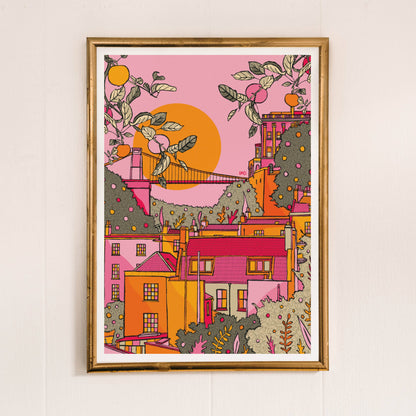 Colour Bristol Art Print by Freya Niamh
