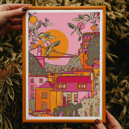 Colour Bristol Art Print by Freya Niamh