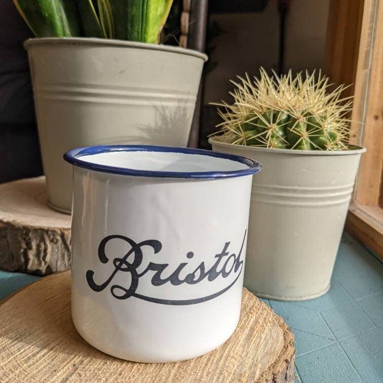 Bristol Scroll Enamel Mug