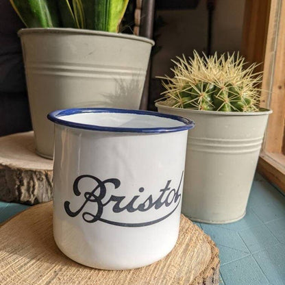Bristol Scroll Enamel Mug