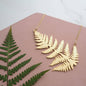 Gold Fern Necklace by Mica Peet