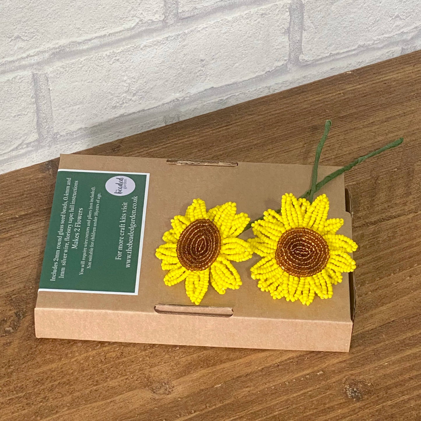 Sunflower Beaded Flower  Craft Kit