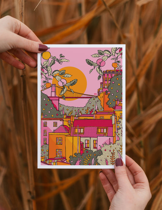 Colourful Bristol Greeting Card