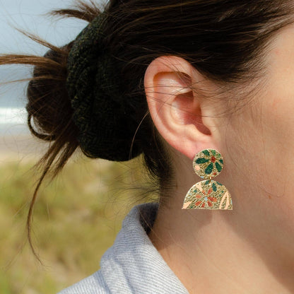 Floral Drop Earrings by Studio Lowen