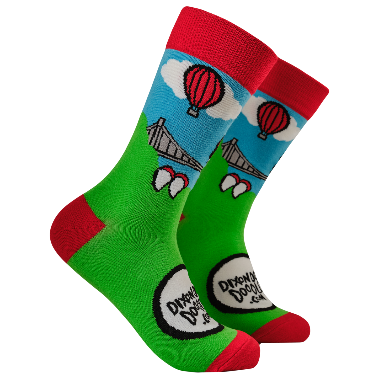 Bristol Dino Bridge Bamboo Socks