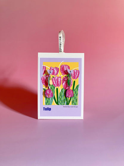 Tulip Earrings by Westmount Art