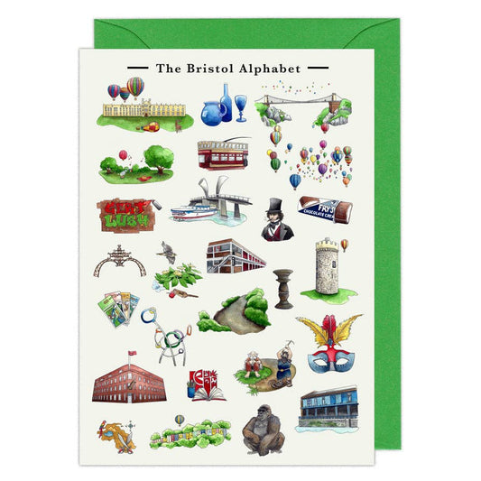 The Bristol Alphabet Greeting Card