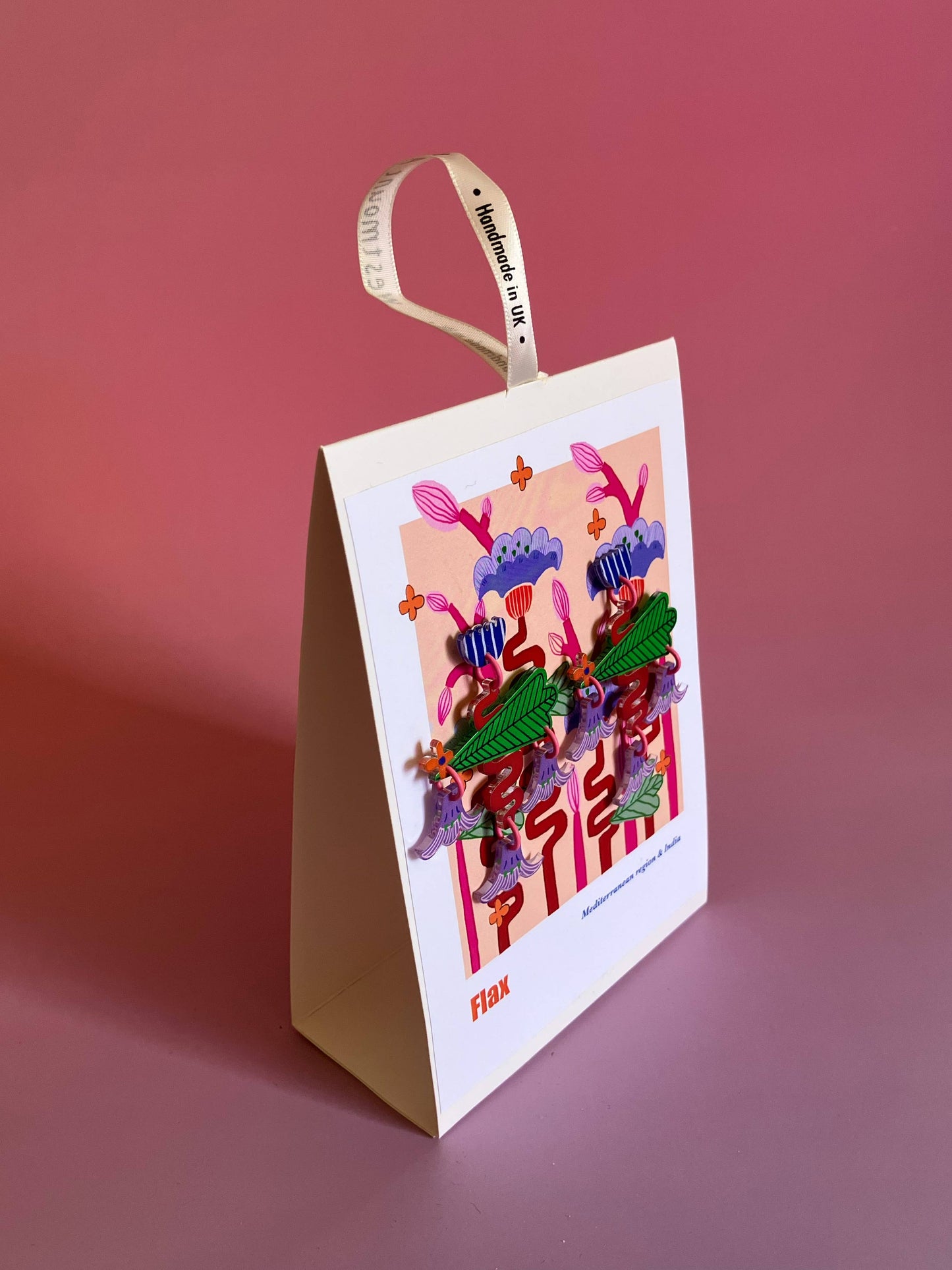 Flax Earrings by Westmount Art