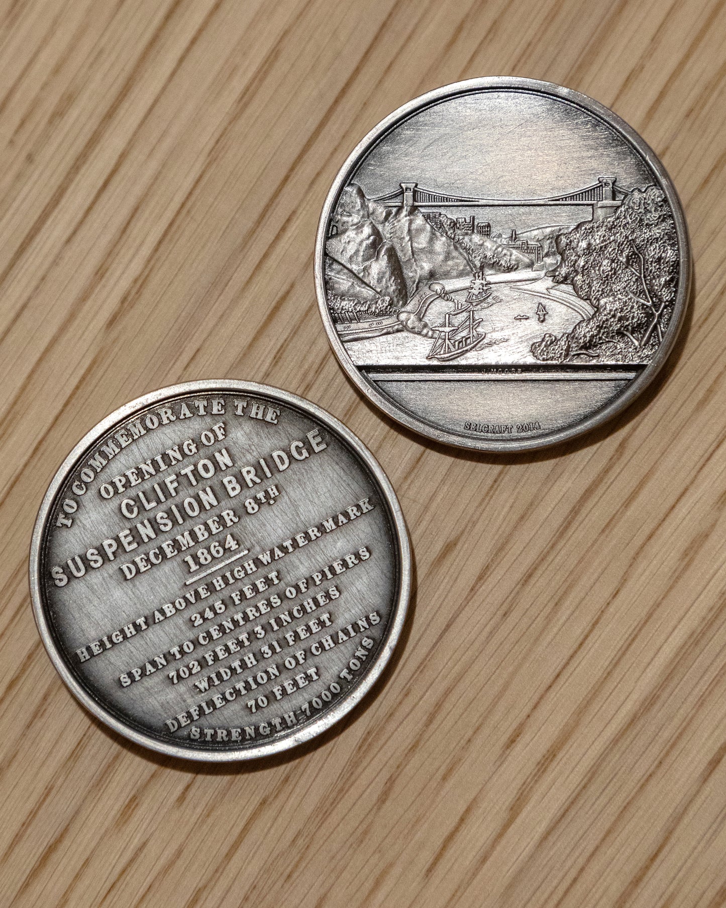 Clifton Suspension Bridge Commemorative Medallion