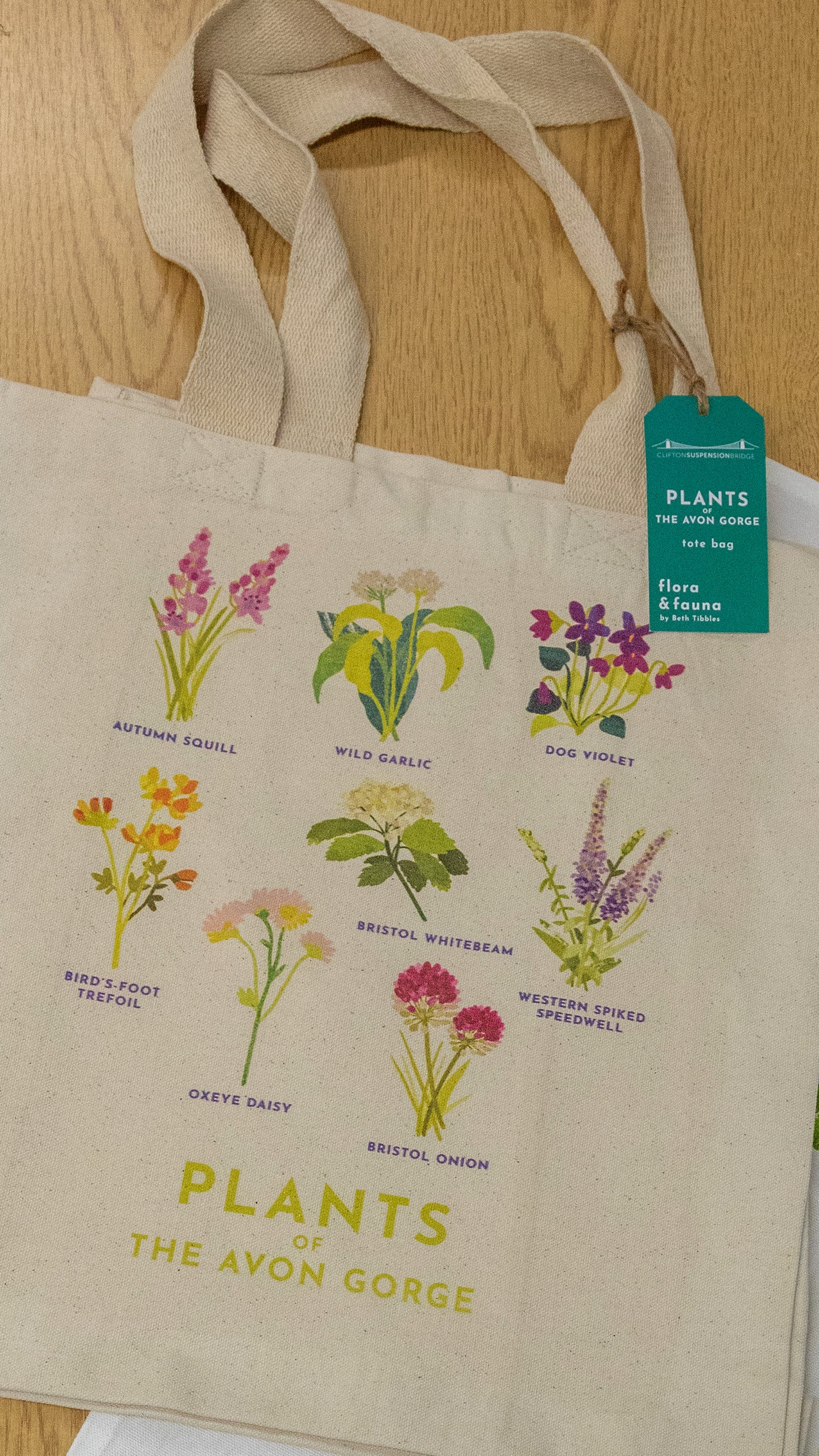 Plants of the Avon Gorge Tote Bag