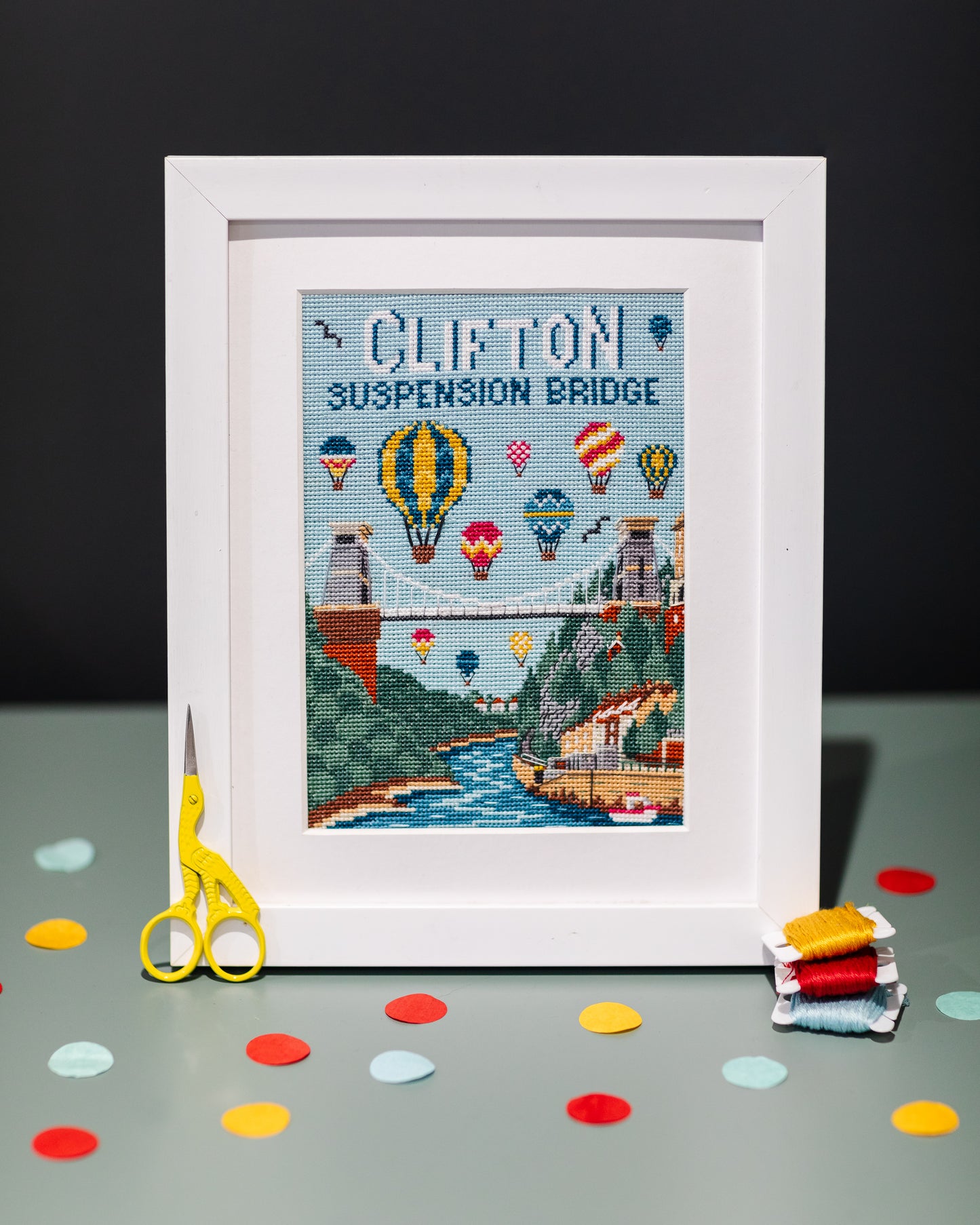 Clifton Suspension Bridge Cross Stitch Kit
