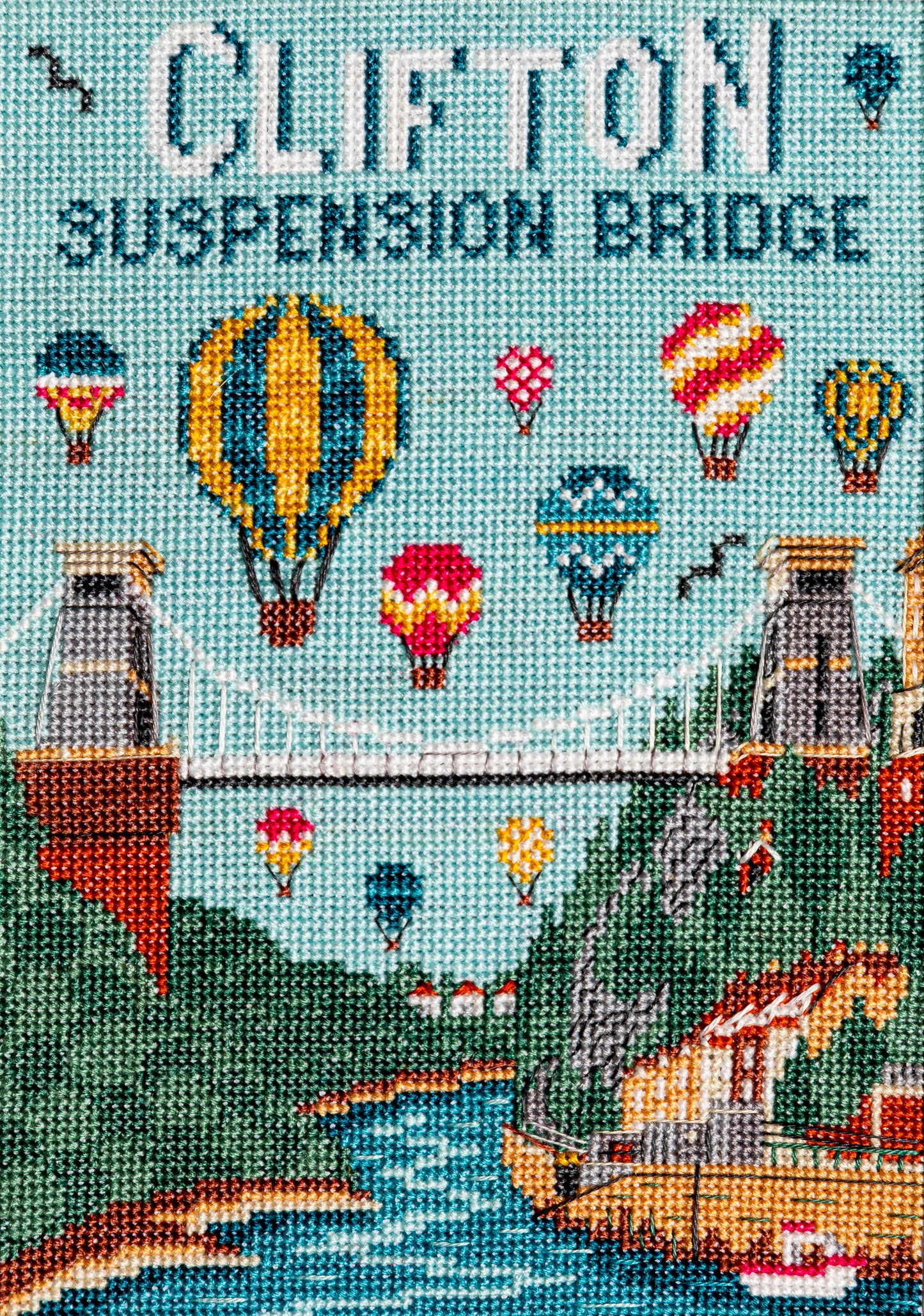 Clifton Suspension Bridge Cross Stitch Kit
