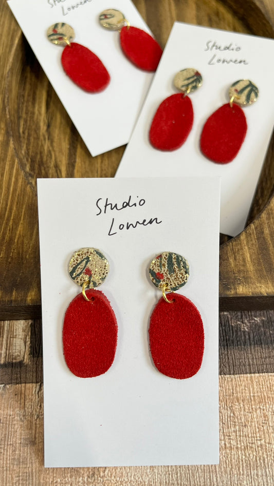 Christmas Maia Drop Earrings by Studio Lowen