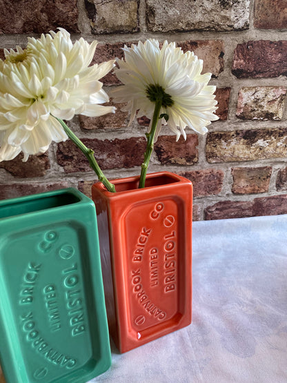 Stolen Form - Green Bristol Brick Vase